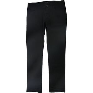 Rogue State Mens Solid Casual Trouser Pants, Black, NWT